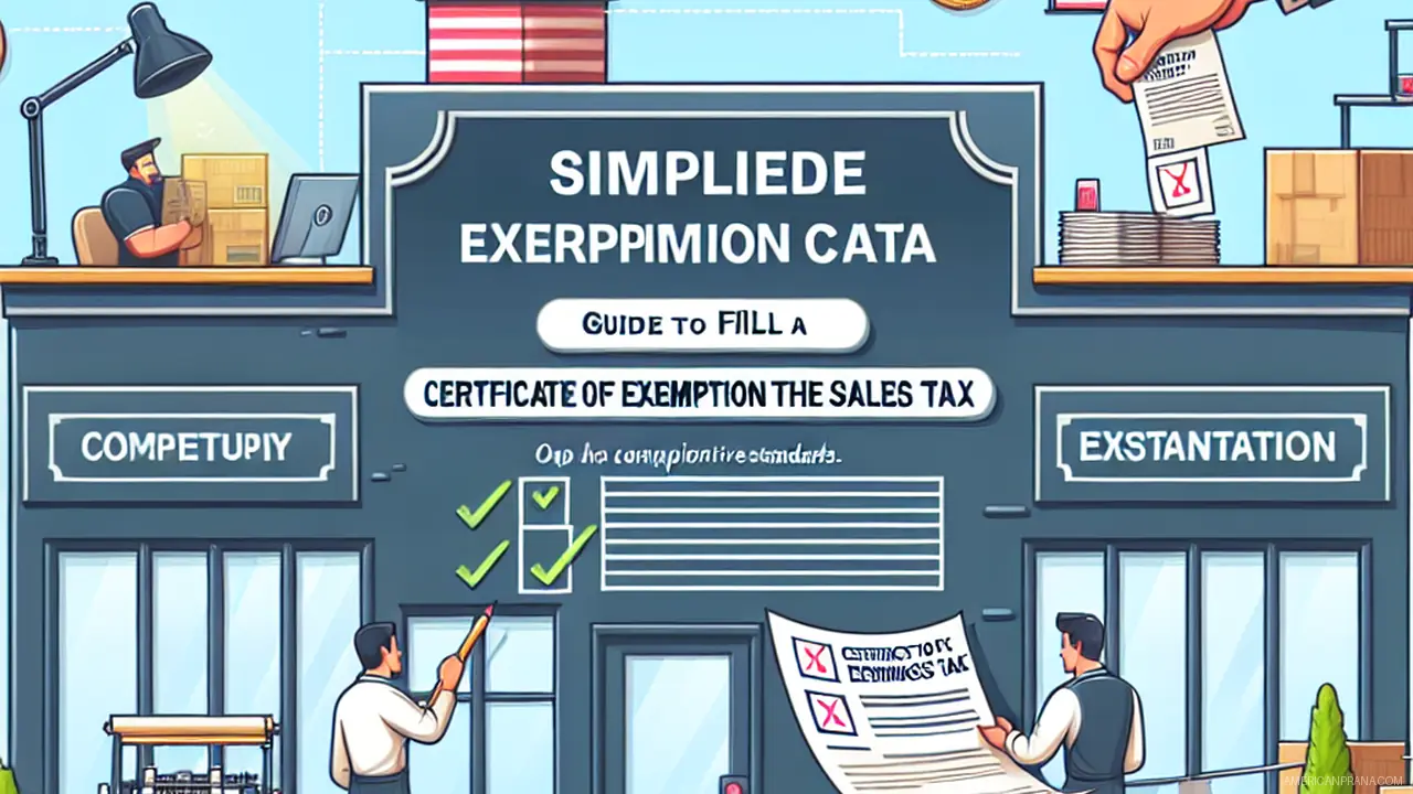 Cómo completar el certificado simplificado de exención del impuesto sobre las ventas: una guía completa